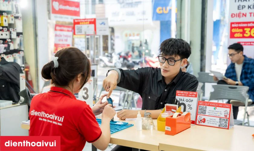 Dịch vụ thay màn hình Xiaomi Redmi 10 Prime chính hãng, lấy liền tại Điện Thoại Vui