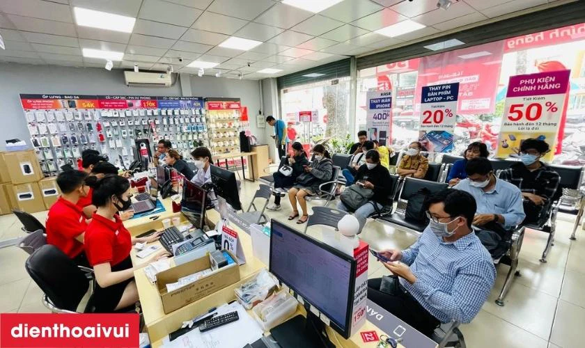 Quy tr&igrave;nh thay m&agrave;n h&igrave;nh Vivo T1 5G ch&iacute;nh h&atilde;ng GENA loại Pro minh bạch, lấy liền
