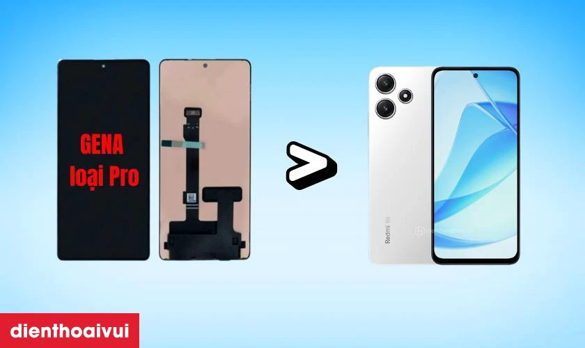 Thay m&agrave;n h&igrave;nh Xiaomi Redmi 12 5G ch&iacute;nh h&atilde;ng GENA loại Pro