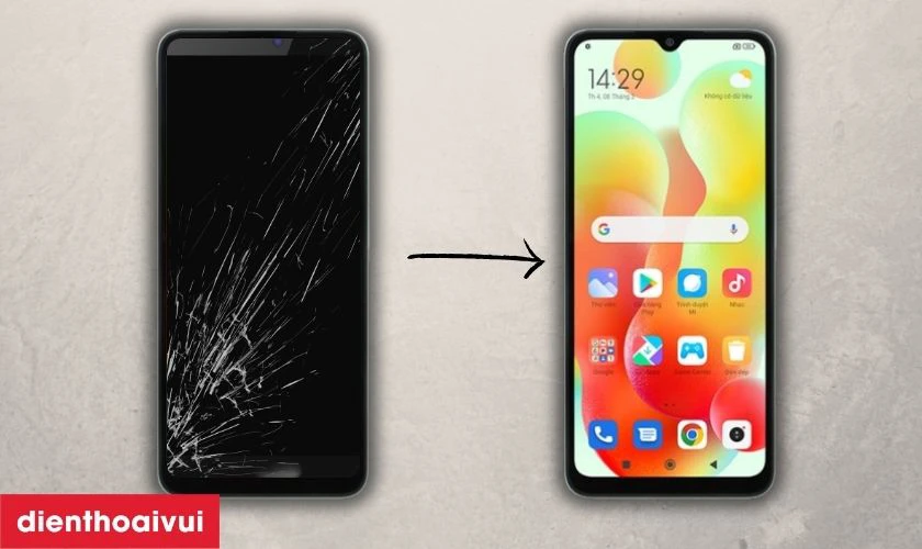C&oacute; n&ecirc;n thay m&agrave;n h&igrave;nh Xiaomi Redmi 12C kh&ocirc;ng?