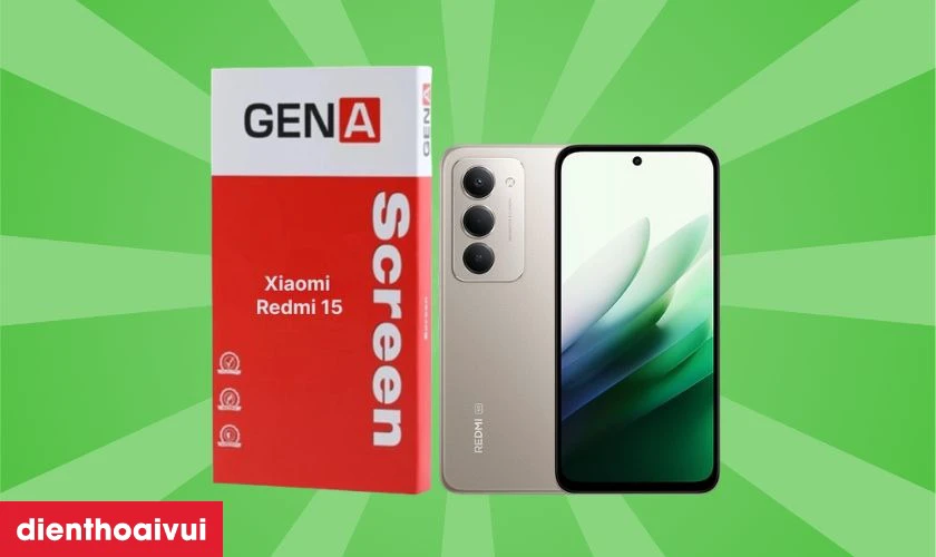M&agrave;n h&igrave;nh ch&iacute;nh h&atilde;ng GENA loại Pro thay cho Xiaomi Redmi 15 c&oacute; tốt kh&ocirc;ng?
