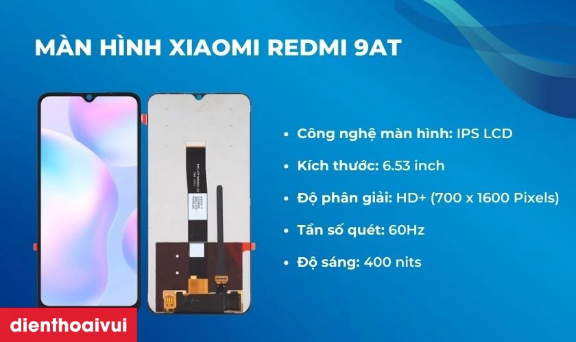 Thay m&agrave;n h&igrave;nh Xiaomi Redmi 9AT