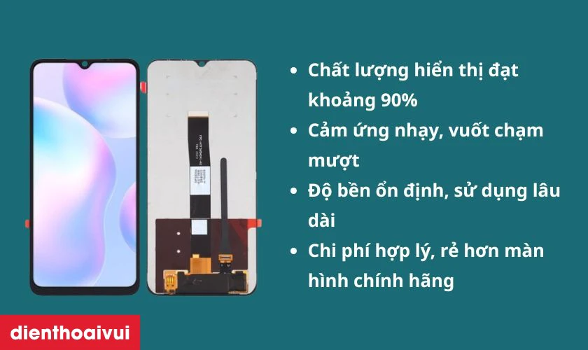 M&agrave;n h&igrave;nh ch&iacute;nh h&atilde;ng GENA loại Pro thay cho Xiaomi Redmi 9AT c&oacute; tốt kh&ocirc;ng?