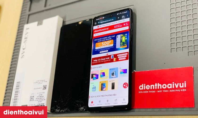 Quy tr&igrave;nh thay m&agrave;n h&igrave;nh Xiaomi Redmi K40 minh bạch