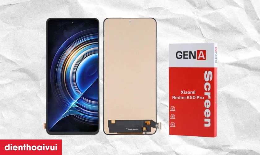 Giới thiệu màn hình Xiaomi Redmi K50 Pro chính hãng GENA loại Pro