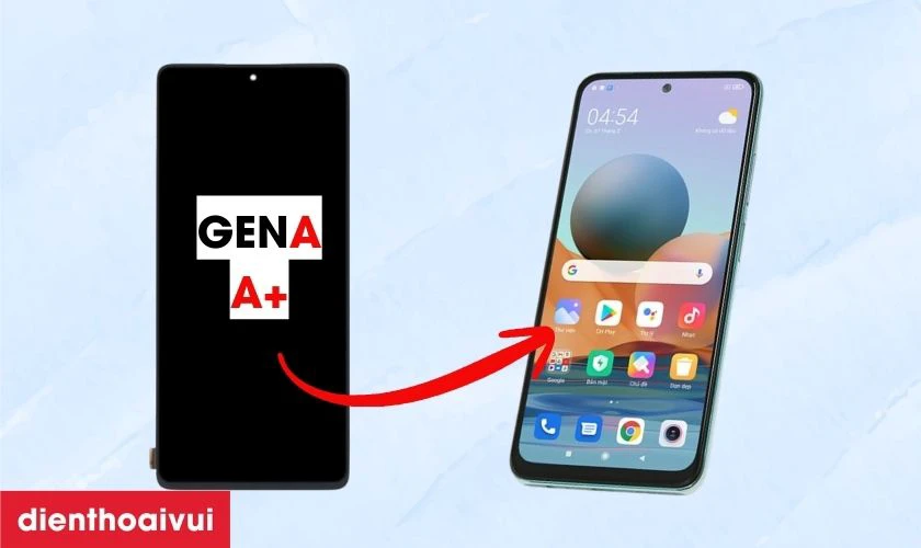 M&agrave;n h&igrave;nh Xiaomi Redmi Note 10 ch&iacute;nh h&atilde;ng GENA loại A+ l&agrave; g&igrave;?