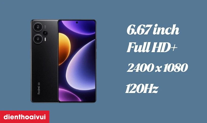 Giới thiệu m&agrave;n h&igrave;nh Xiaomi Redmi Note 12 Turbo