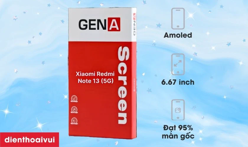 Giới thiệu màn hình Xiaomi Redmi Note 13 (5G) GENA loại Pro