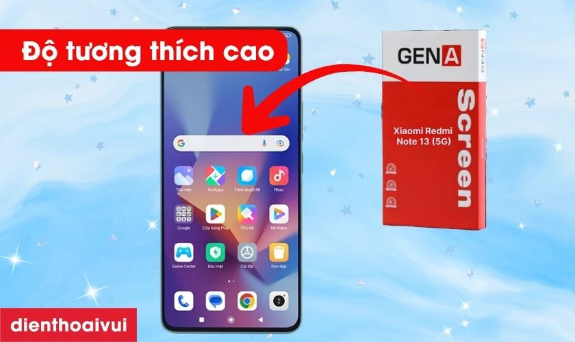 Màn hình GENA loại Pro thay cho Xiaomi Redmi Note 13 (5G) có tốt không?
