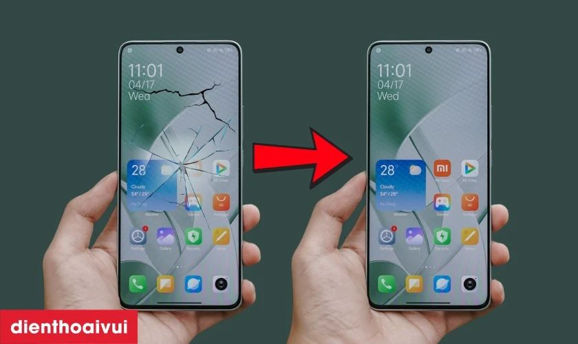 Lưu &yacute; khi thay m&agrave;n h&igrave;nh mới, k&eacute;o d&agrave;i tuổi thọ