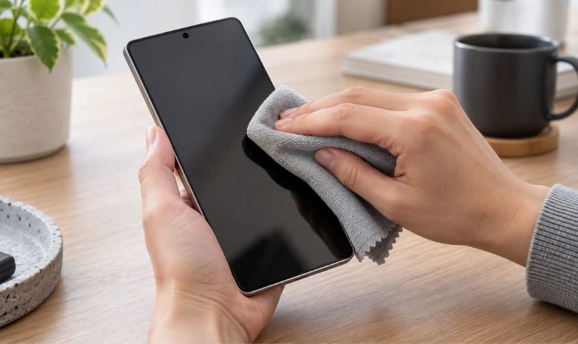Cách hạn chế lỗi vân tay khi thay màn hình Samsung