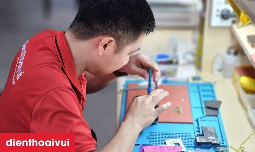 Tiến h&agrave;nh thay mặt k&iacute;nh cảm ứng OPPO R5 Plus