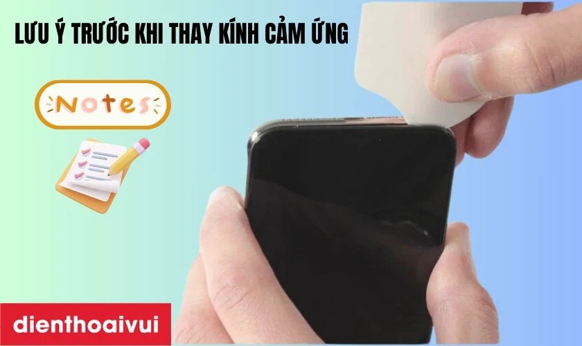 Những lưu &yacute; trước khi thay k&iacute;nh cảm ứng OPPO R5 Plus