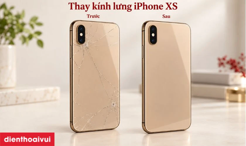 Thay k&iacute;nh lưng iPhone XS l&agrave; g&igrave;?