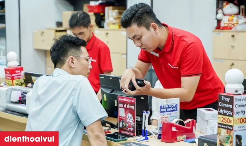 Quy trình thay kính lưng Huawei