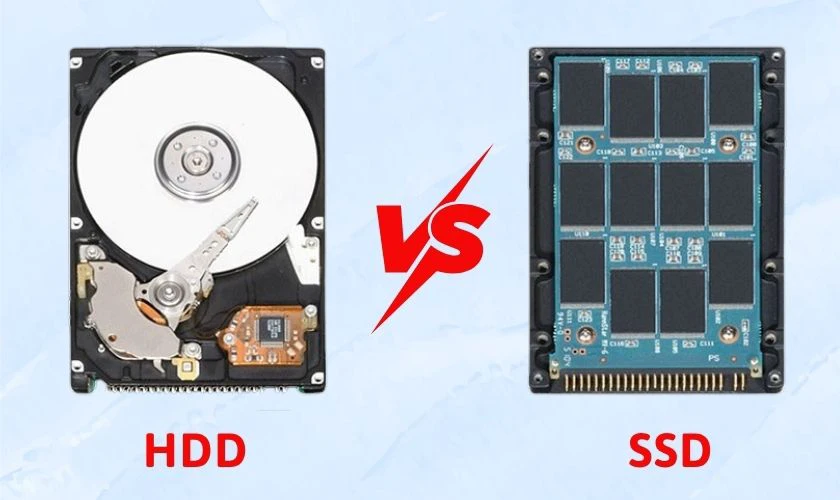 Yếu tố ảnh hưởng đến giá thay ổ cứng laptop quận Cầu Giấy