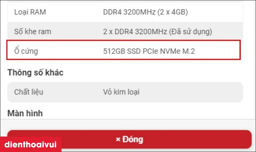 Ổ cứng laptop SSD KIOXIA EXCERIA G2 R2100 M2 PCIE NVME 2280 500GB d&ugrave;ng được cho m&aacute;y n&agrave;o?