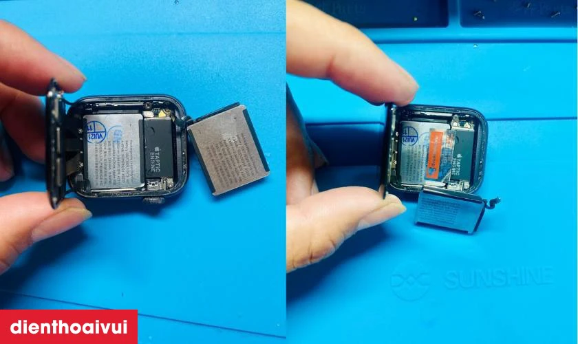 Quy tr&igrave;nh thay pin Apple Watch Series 2 chuy&ecirc;n nghiệp lấy liền tại Điện Thoại Vui