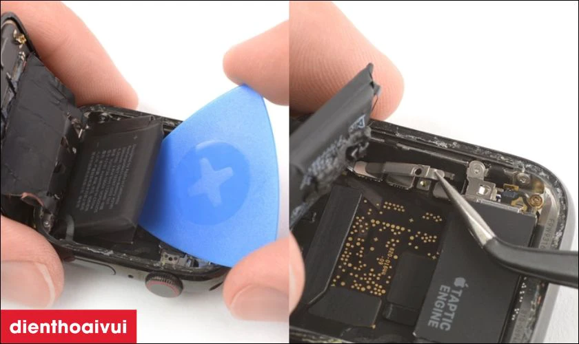 Quy tr&igrave;nh thay pin Apple Watch Series 5 chuy&ecirc;n nghiệp lấy liền tại Điện Thoại Vui