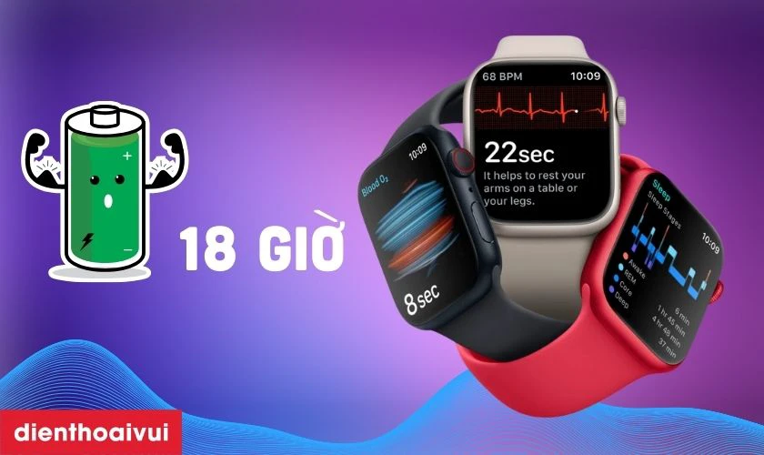 Giới thiệu pin Apple Watch Series 8