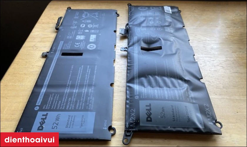 Dấu hiệu nhận biết pin laptop Dell Precision 5520 bị hư cần thay