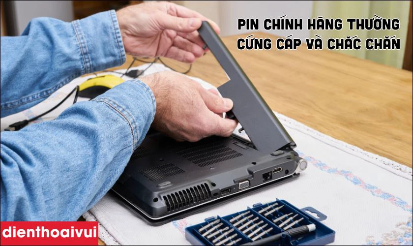 Cách kiểm tra pin laptop Dell Vostro 3583 chính hãng