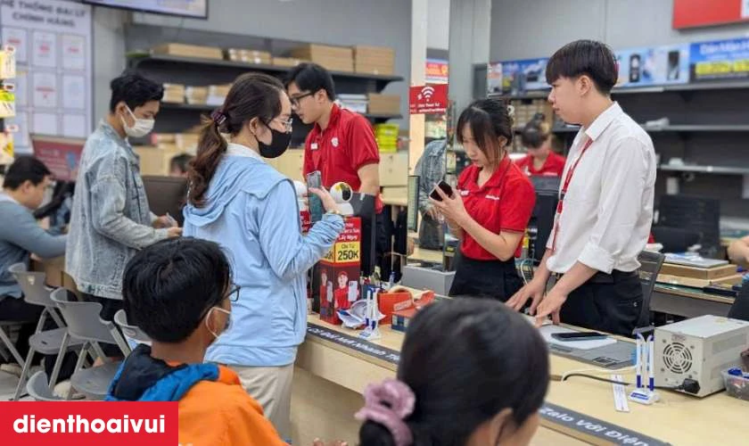 Hệ thống 33 địa chỉ thay pin Xiaomi tại Điện Thoại Vui