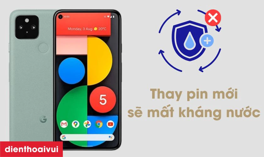 Cần lưu &yacute; g&igrave; khi thay pin Google Pixel 5 ch&iacute;nh h&atilde;ng Deji?