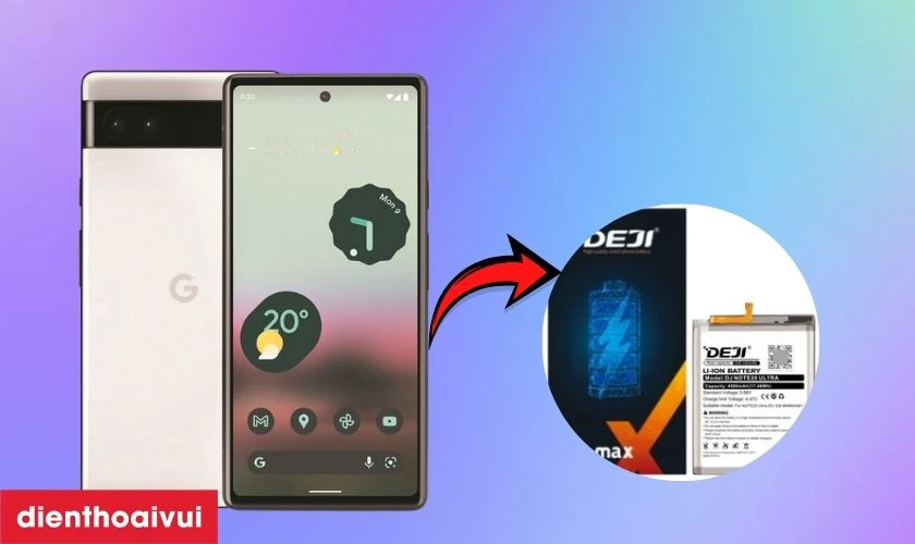 Pin Deji thay cho Google Pixel 6a c&oacute; tốt kh&ocirc;ng?