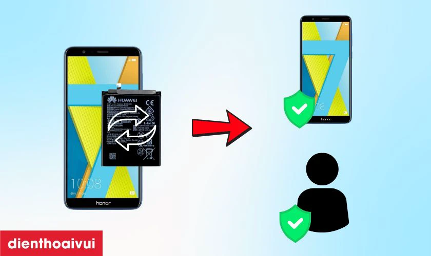 C&oacute; n&ecirc;n thay pin Huawei Honor 7X kh&ocirc;ng?
