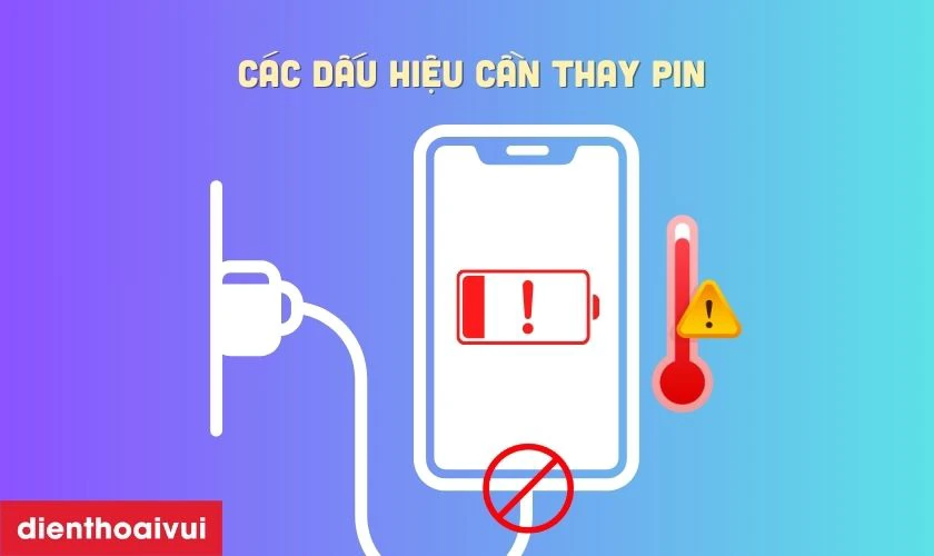 Các dấu hiệu nhận biết bạn cần thay pin nhanh chóng