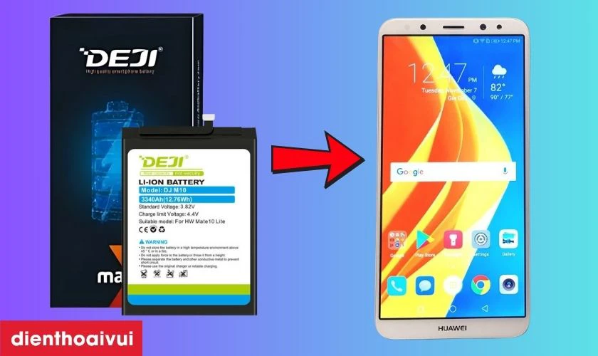 Pin Huawei Nova 2i ch&iacute;nh h&atilde;ng Deji l&agrave; g&igrave;?