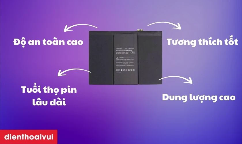 Pin Vmas thay cho iPad 3 có tốt không?