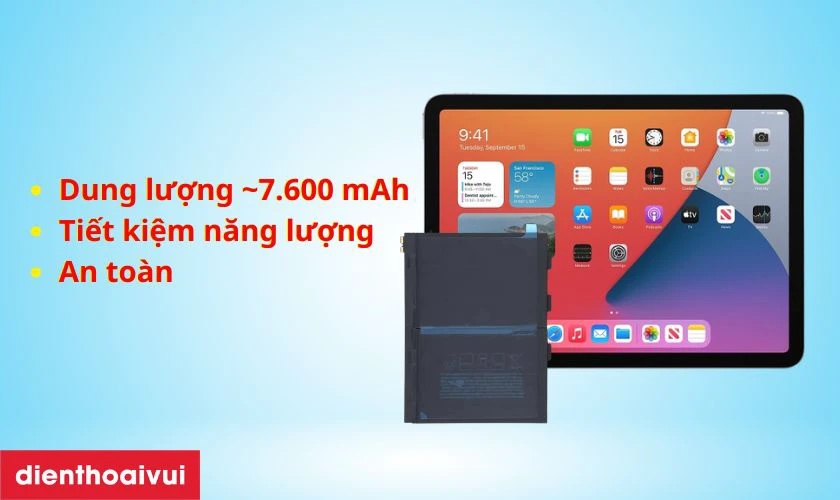 Giới thiệu về pin iPad Air 4?
