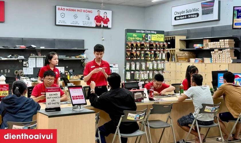 Dịch vụ sửa chữa, thay thế linh kiện Vmas lấy liền tại Điện Thoại Vui
