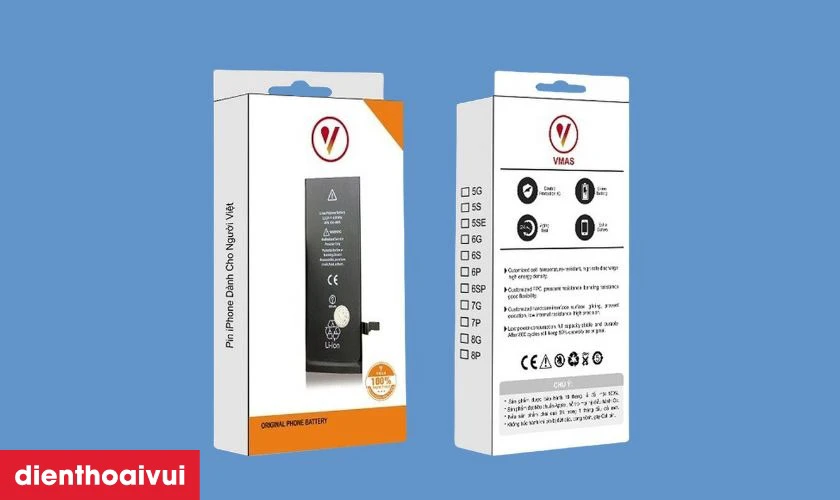 Pin ch&iacute;nh h&atilde;ng Vmas được nhiều người chọn thay thế cho iPad Air 6 M2 13 2024