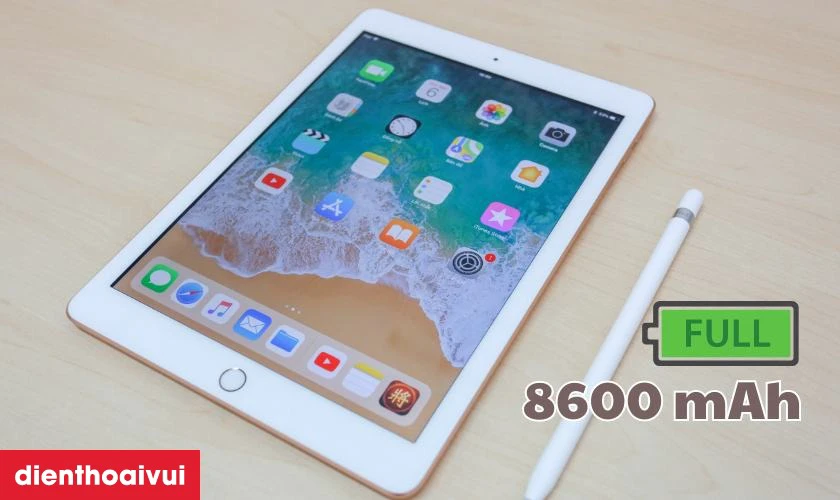 Tổng quan về pin v&agrave; dịch vụ thay pin iPad gen 6 2018