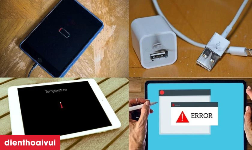 Nguy&ecirc;n nh&acirc;n pin iPad Gen 6 bị chai phồng v&agrave; hư hỏng