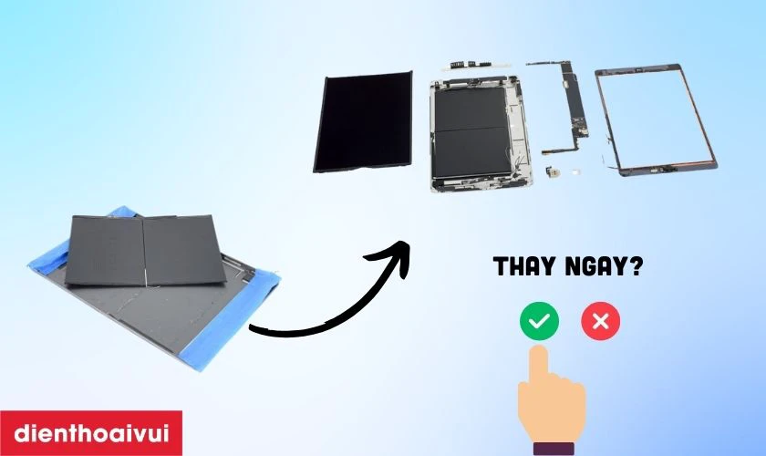 C&oacute; n&ecirc;n thay pin iPad Gen 7 2019 ch&iacute;nh h&atilde;ng Vmas kh&ocirc;ng?