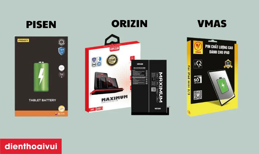 Điện Thoại Vui c&oacute; c&aacute;c loại pin thay cho iPad n&agrave;o tốt?