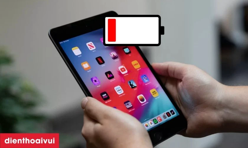 Nguy&ecirc;n nh&acirc;n pin iPad Mini 5 bị chai ph&ograve;ng v&agrave; hư hỏng
