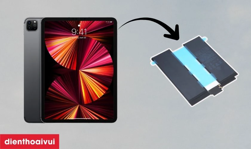 Giới thiệu pin điện thoại iPad Pro 11 2021 chính hãng Pisen?