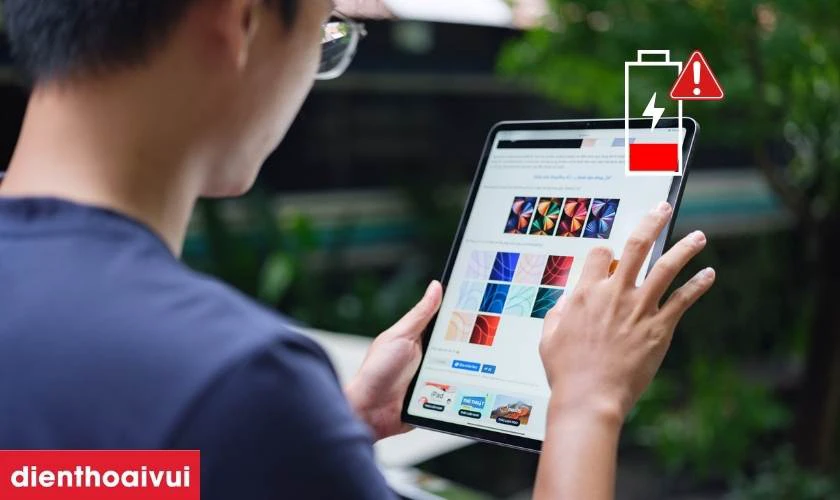 L&yacute; do pin iPad Pro 11 inch 2022 bị chai cần thay
