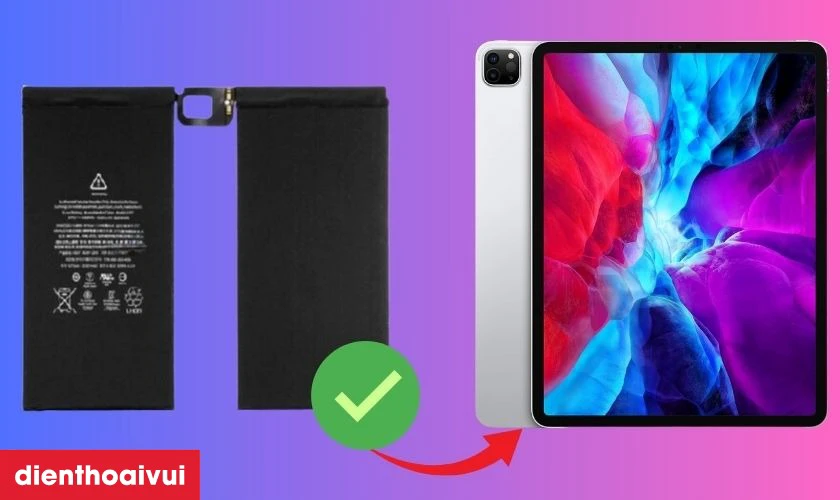 C&oacute; n&ecirc;n thay pin iPad Pro 12.9 2020 ch&iacute;nh h&atilde;ng Vmas kh&ocirc;ng