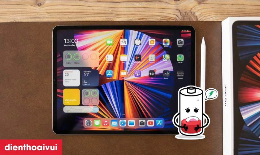 Các dấu hiệu nhận biết bạn cần thay pin iPad Pro 12.9 2021 chính hãng Pisen nhanh chóng