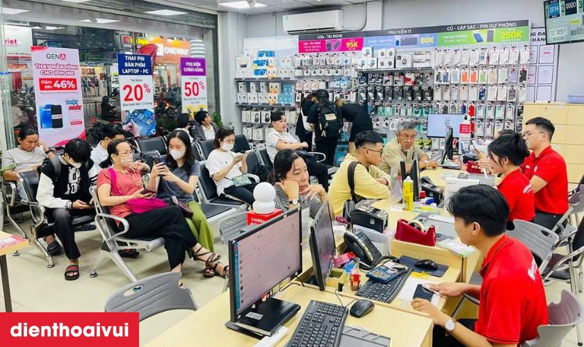 Quy trình thay pin iPad Pro 12.9 2021 chính hãng Pisen chuyên nghiệp lấy liền tại Điện Thoại Vui