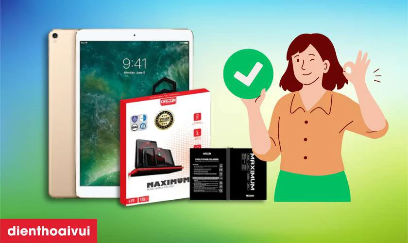 Có nên thay pin iPad Pro 9.7 chính hãng Orizin không?