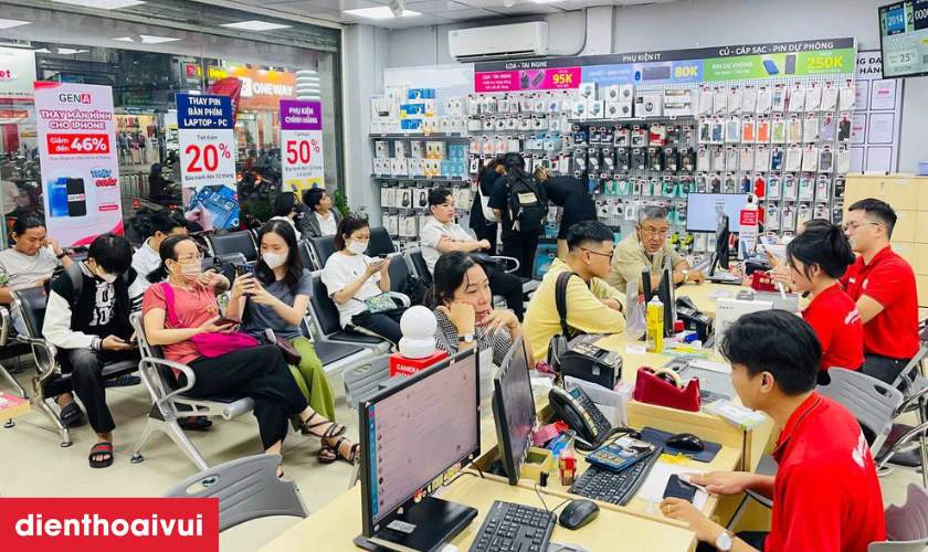 Dịch vụ thay pin iPad Pro 9.7 2016 ch&iacute;nh h&atilde;ng Vmas lấy liền tại Điện Thoại Vui