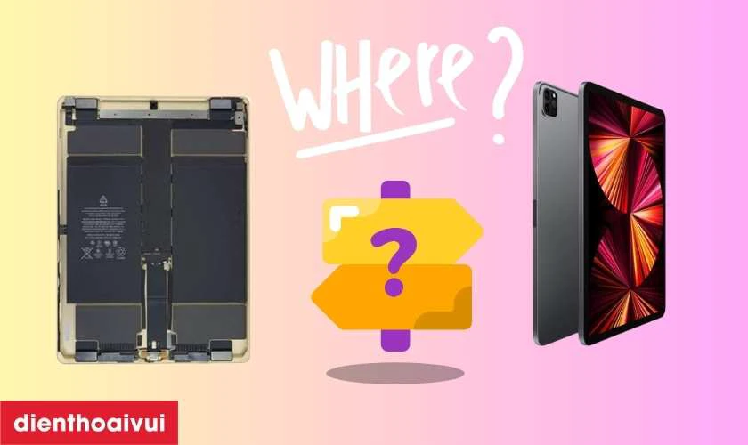 Cửa hàng thay pin iPad Pro M1 11 2021 uy tín