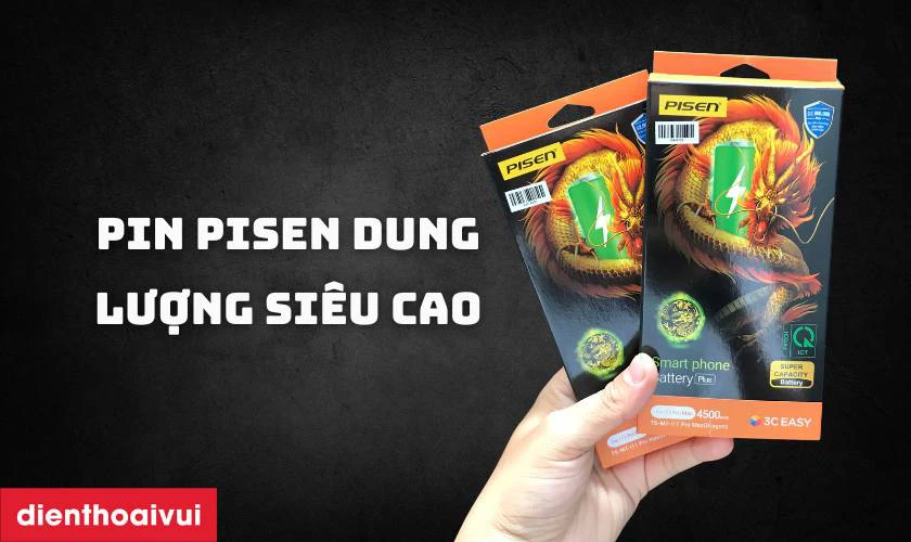 Pin Pisen dung lượng si&ecirc;u cao l&agrave; g&igrave;?
